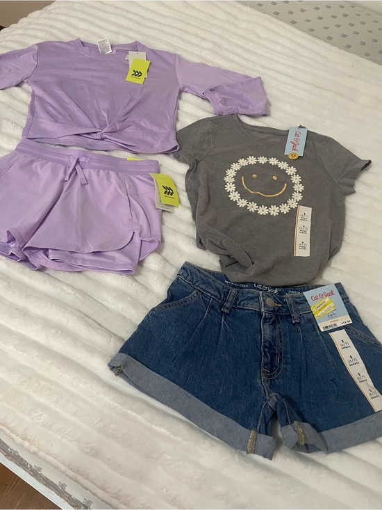 Cat & Jack Other - Cat & Jack and all in motions Classic Blue Denim Shorts Shorts T-shirt bundle